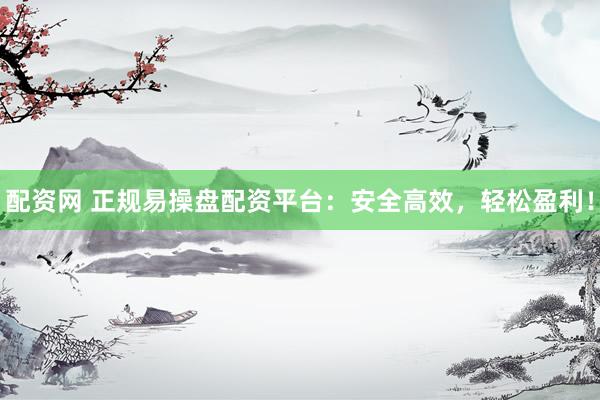 配资网 正规易操盘配资平台：安全高效，轻松盈利！
