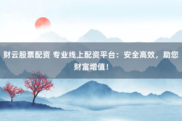财云股票配资 专业线上配资平台：安全高效，助您财富增值！