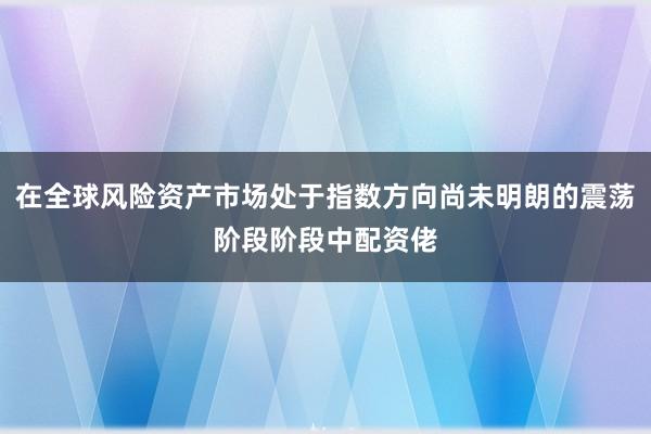 在全球风险资产市场处于指数方向尚未明朗的震荡阶段阶段中配资佬